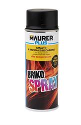 SMALTO SPRAY ML400 NERO OPACO TEM.800°